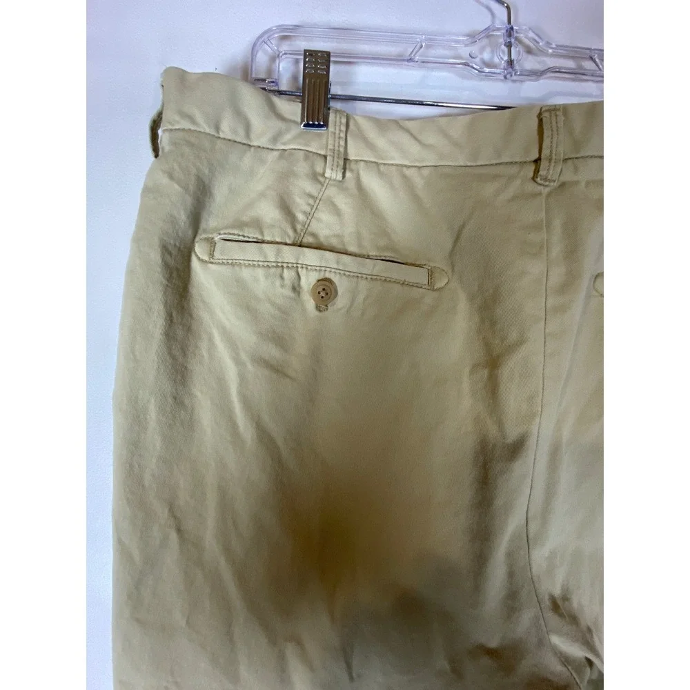 IZOD‎ Saltwater Stretch Chino Pants 38x32 Straight Leg L Classic Khaki Casual